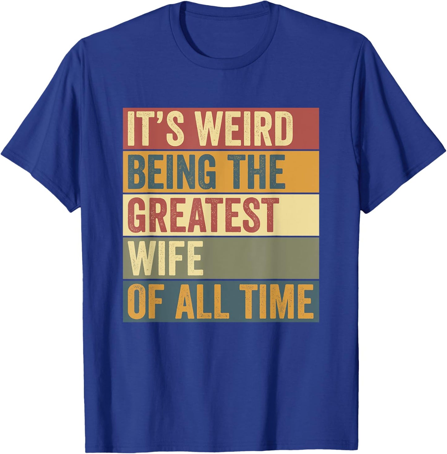 Cartba Husband & Wife Co. Funny Greatest Wife Saying T-Shirt - T-Shirt | Royal