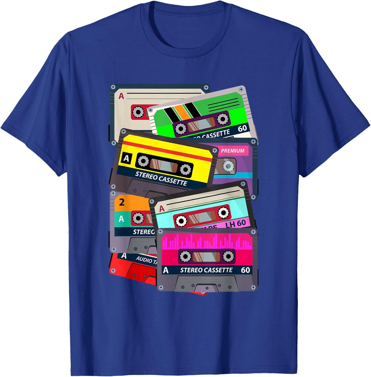Eighties Music Lover Retro 80s T-Shirt - T-Shirt | Royal