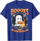 Funny Teacher Halloween Ghost Reading Book Animal Boooks Are T-Shirt - T-Shirt | Royal