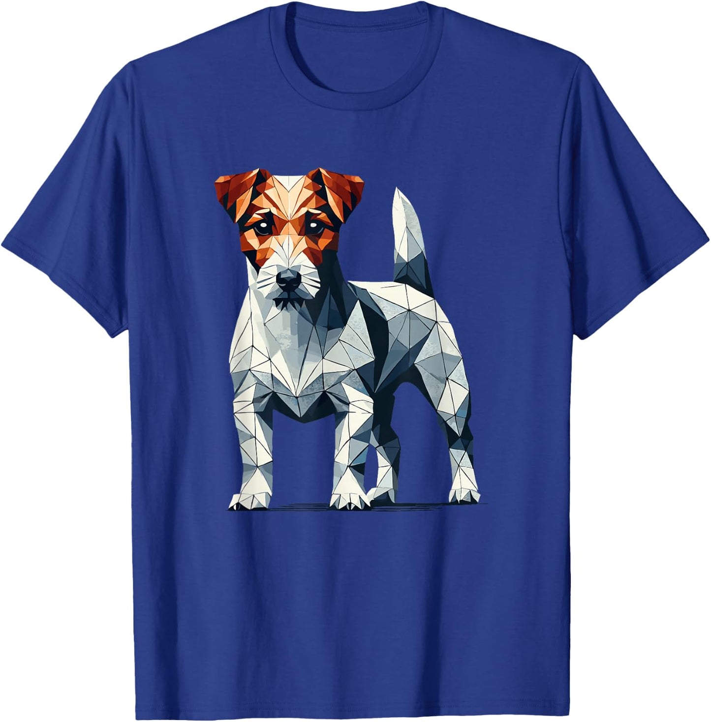 Geometric Art Jack Russell Terrier Jack Russells T-Shirt - T-Shirt | Royal