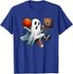 Ghost Playing Basketball Dunk Halloween Costume Sports Lover T-Shirt - T-Shirt | Royal
