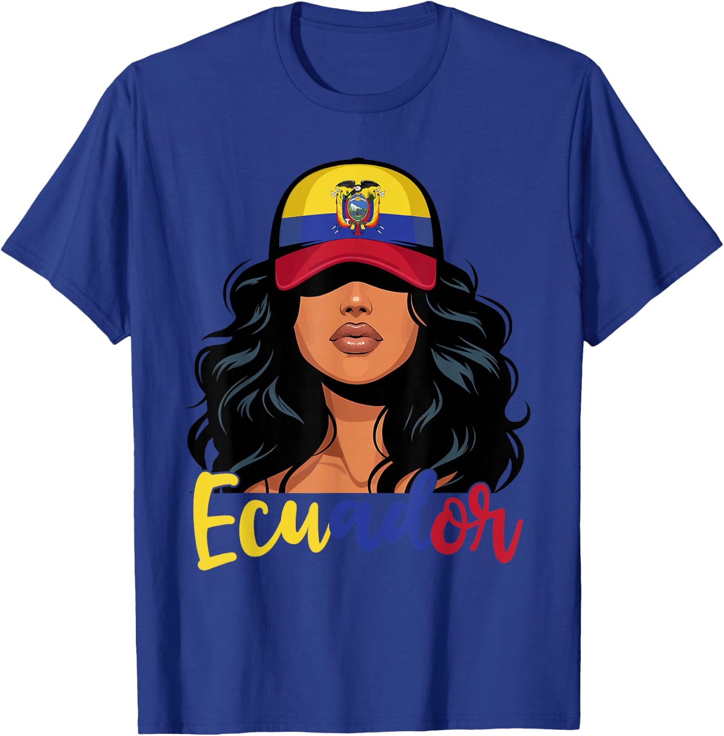 Ecuadorian Girl Ecuador Flag Proud Ecuatoriana Women T-Shirt - T-Shirt | Royal