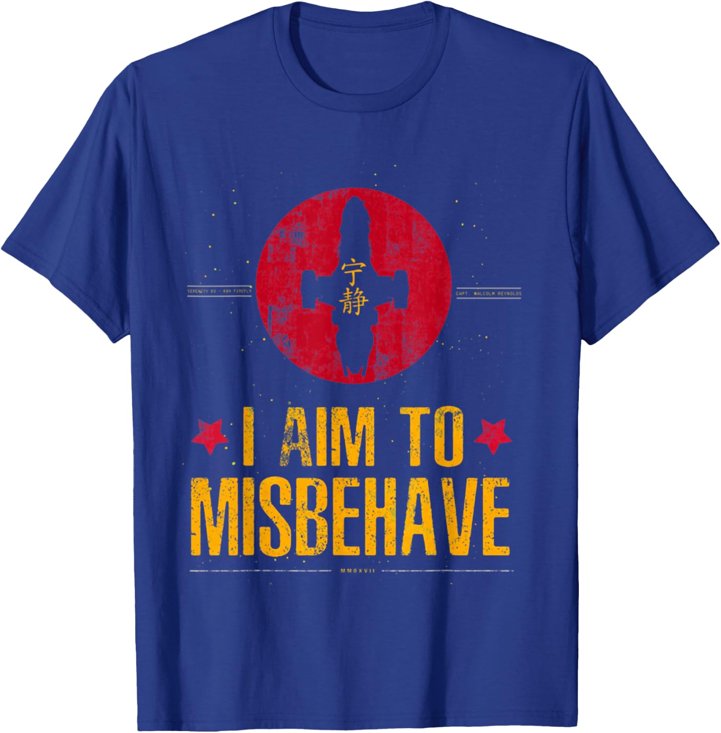 I Aim To Misbehave T-Shirt - T-Shirt | Royal