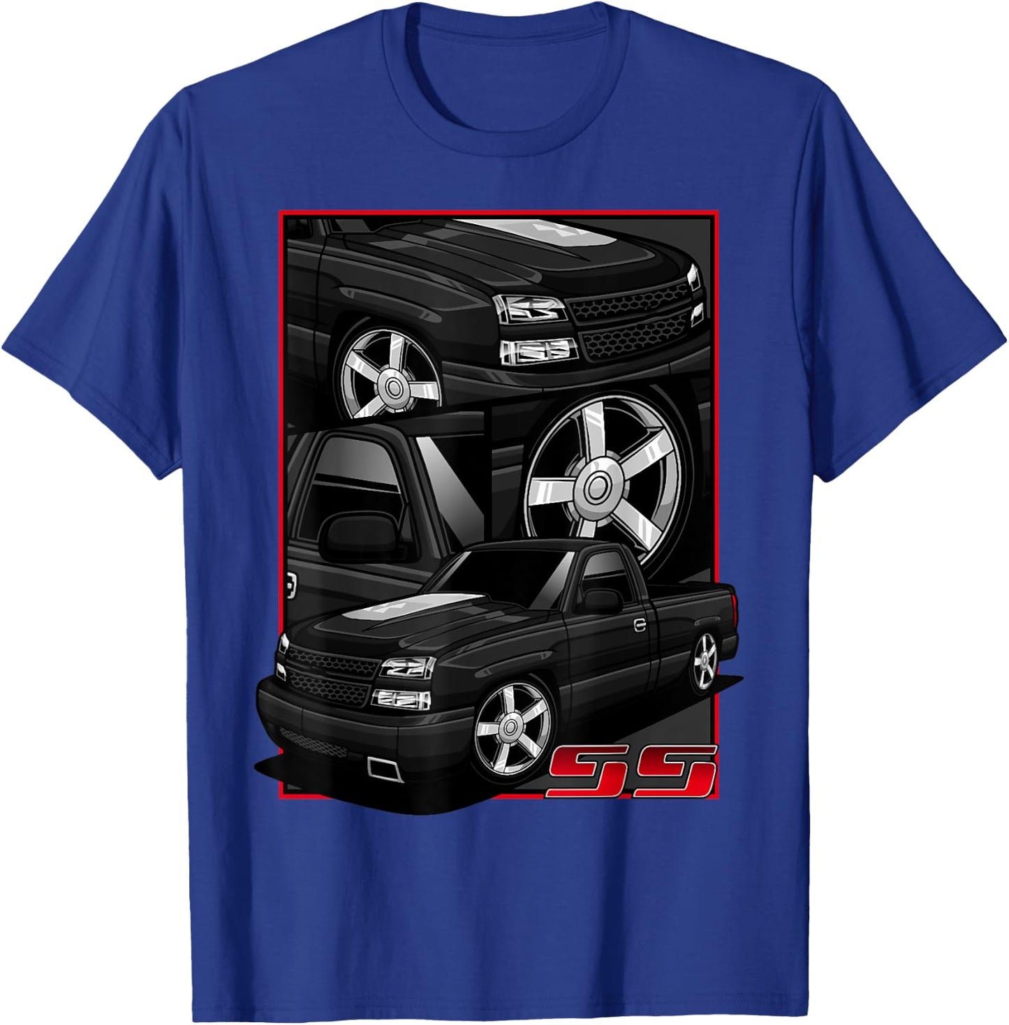 GMT800 1500 Truck 90S K1500 C1500 GMT400 T-Shirt - T-Shirt | Royal