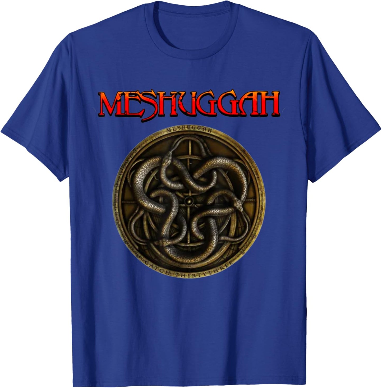 Christmas gifts for Meshuggah lovers - Men Design Meshuggah T-Shirt - T-Shirt | Royal