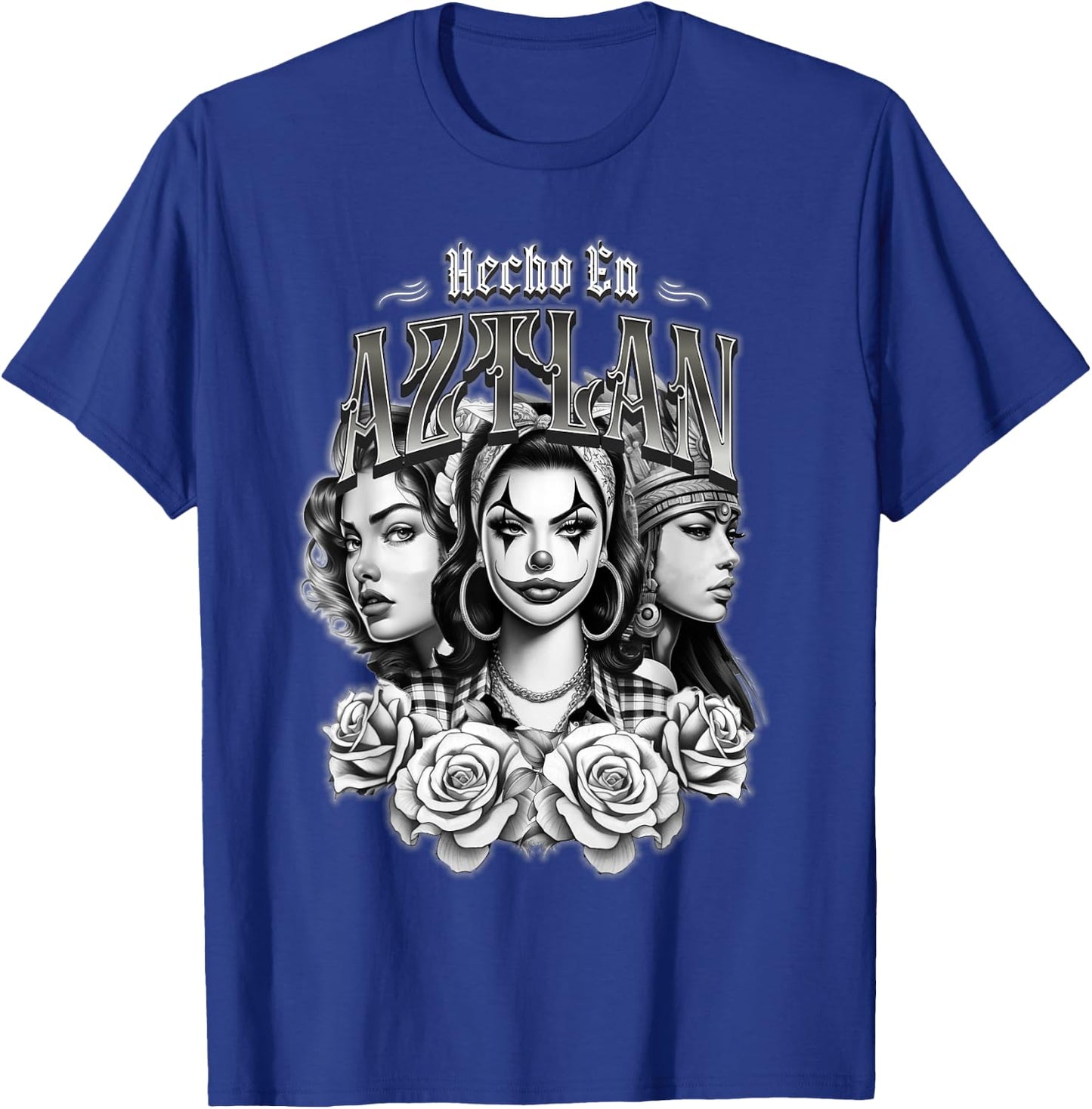 Chola Chicana Hecho En Aztlan Latina T-Shirt - T-Shirt | Royal
