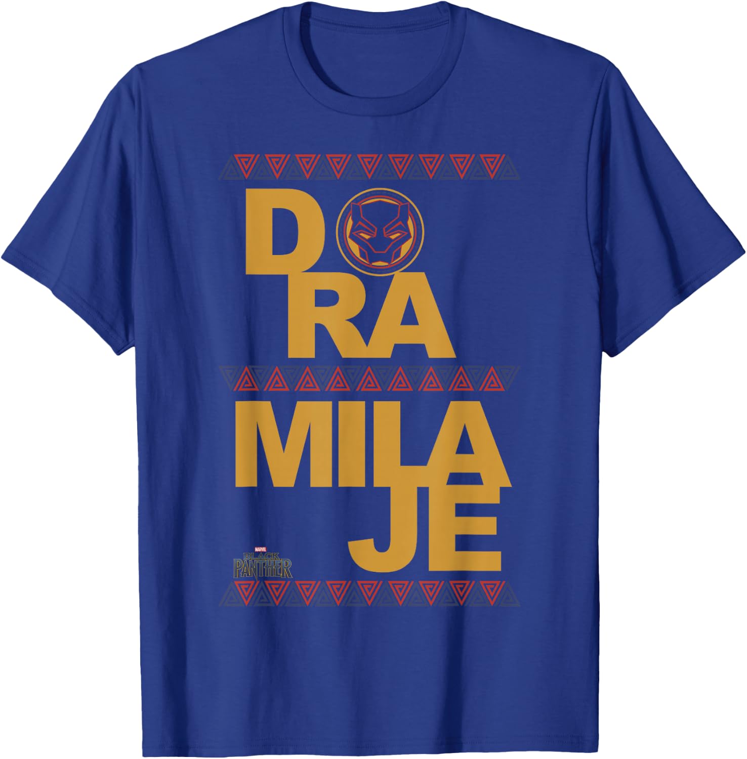 Marvel Black Panther Movie Dora Milaje Text Graphic T-Shirt - T-Shirt | Royal