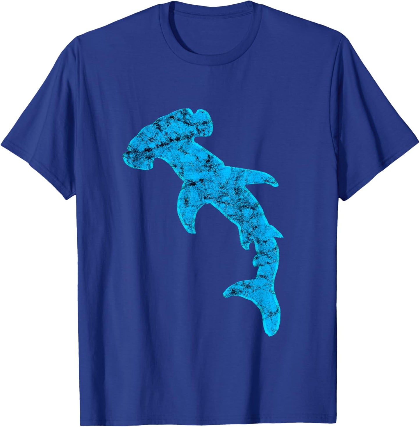 Sphyrna Hammerhead Shark Sea Life Ocean Fish Animal T-Shirt - T-Shirt | Royal