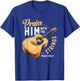 Praise Him With The Strings Bible Psalm Christian Guitar T-Shirt - T-Shirt | Royal