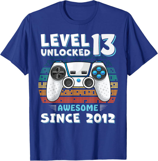13 Year Old Bday Decorations Son Boy 13yr 2012 13th Birthday T-Shirt - T-Shirt | Royal