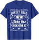 Lonely Road Retro Whiskey T-Shirt - T-Shirt | Royal