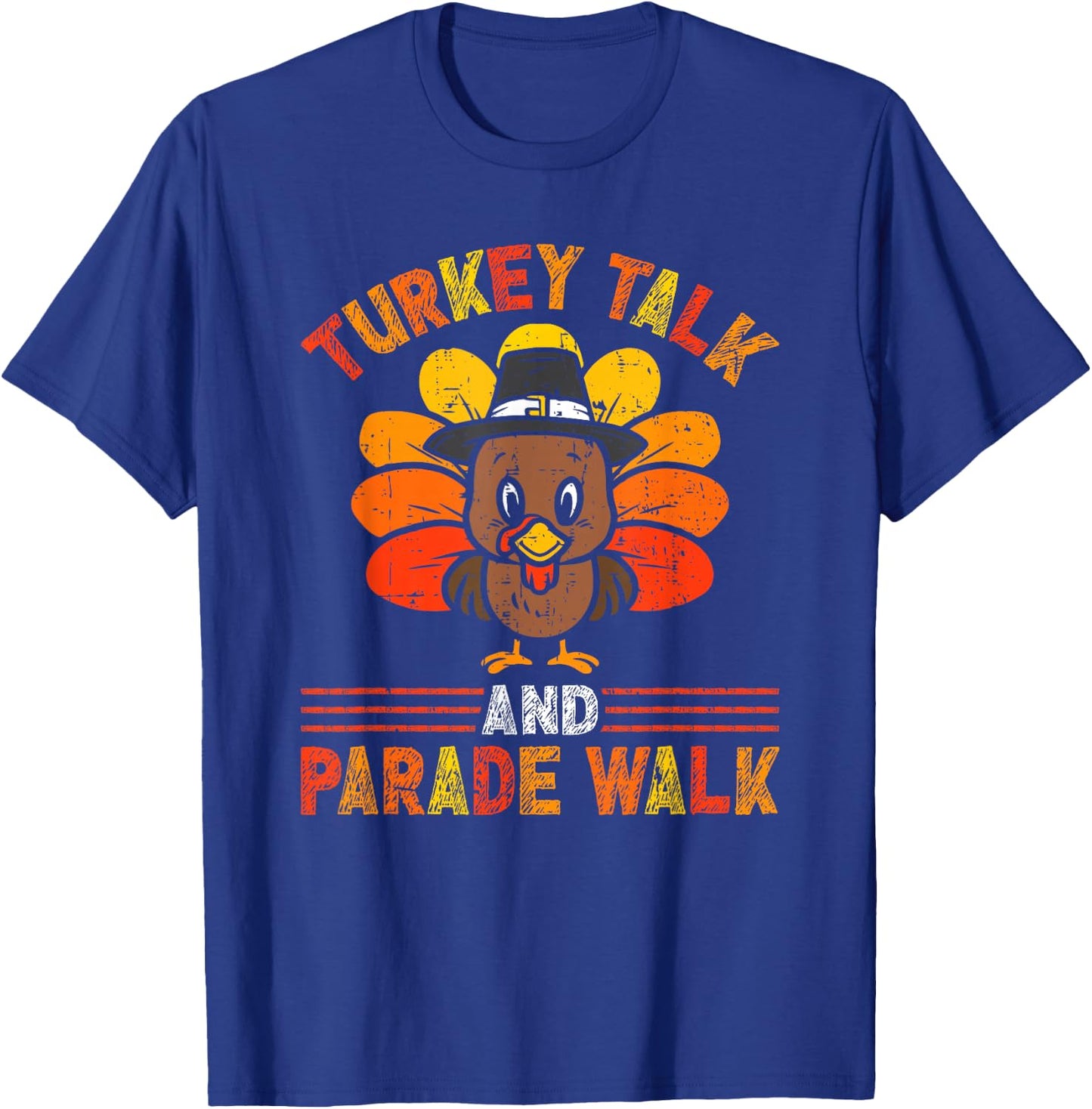 Thanksgiving Turkey Talk - Black, Small - -Adult, Short Sleeve, - Thanksgiving Celebrants, Families, Parade Attendees T-Shirt - T-Shirt | Royal