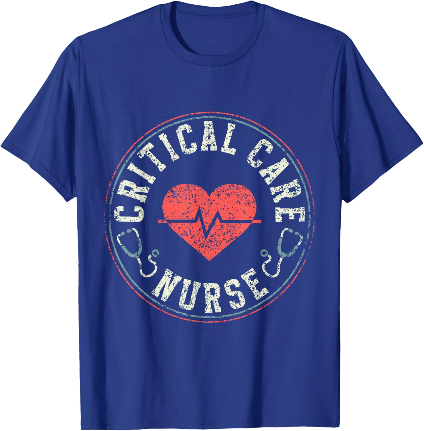 Critical Care Nurse Nurses Icu Nursing Critical Care Nurse T-Shirt - T-Shirt | Royal