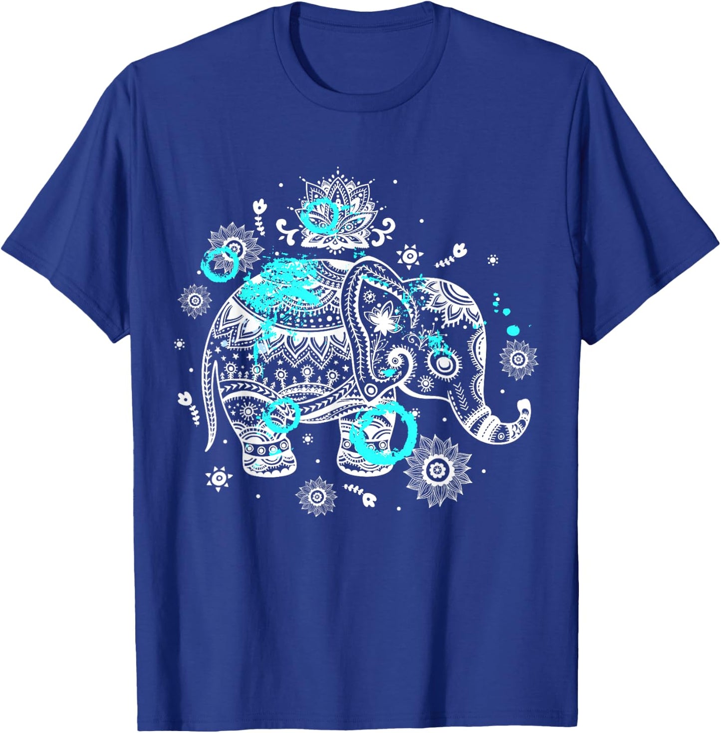 Elephant Thailand Art Good Luck Vintage T-Shirt - T-Shirt | Royal