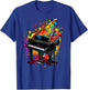 Artistic Colorful Pop Art painted Piano T-Shirt - T-Shirt | Royal