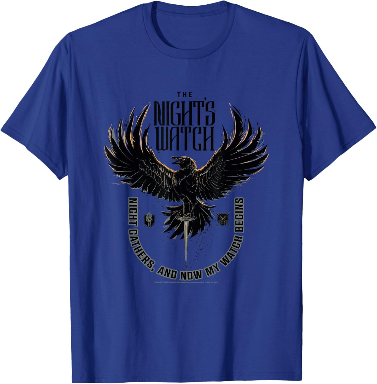 Game of Thrones The Night's Watch Night Gathers T-Shirt - T-Shirt | Royal