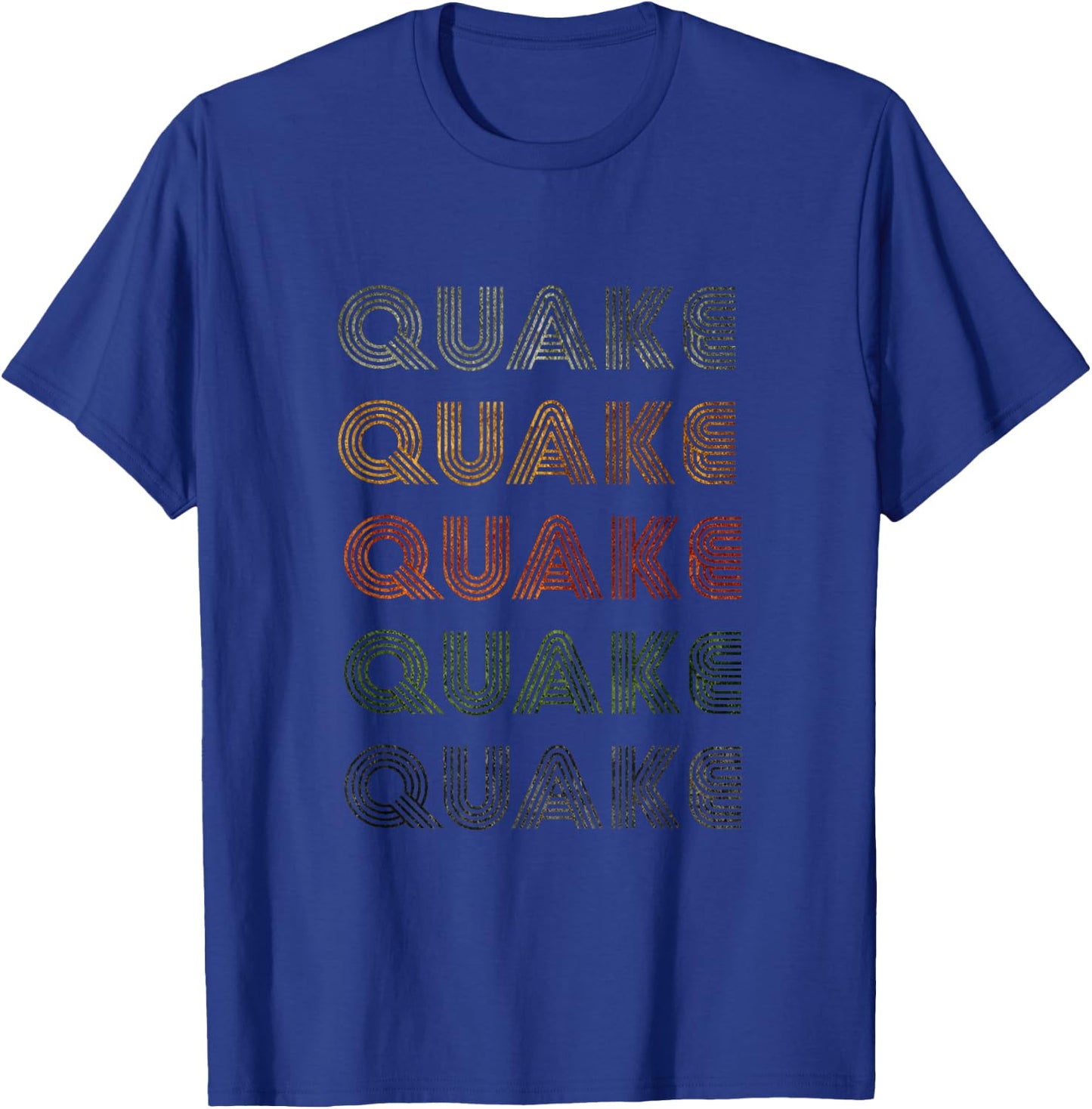 Love Heart Quake Grunge Vintage Style Black Quake T-Shirt - T-Shirt | Royal