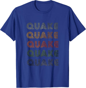 Love Heart Quake Grunge Vintage Style Black Quake T-Shirt - T-Shirt | Royal