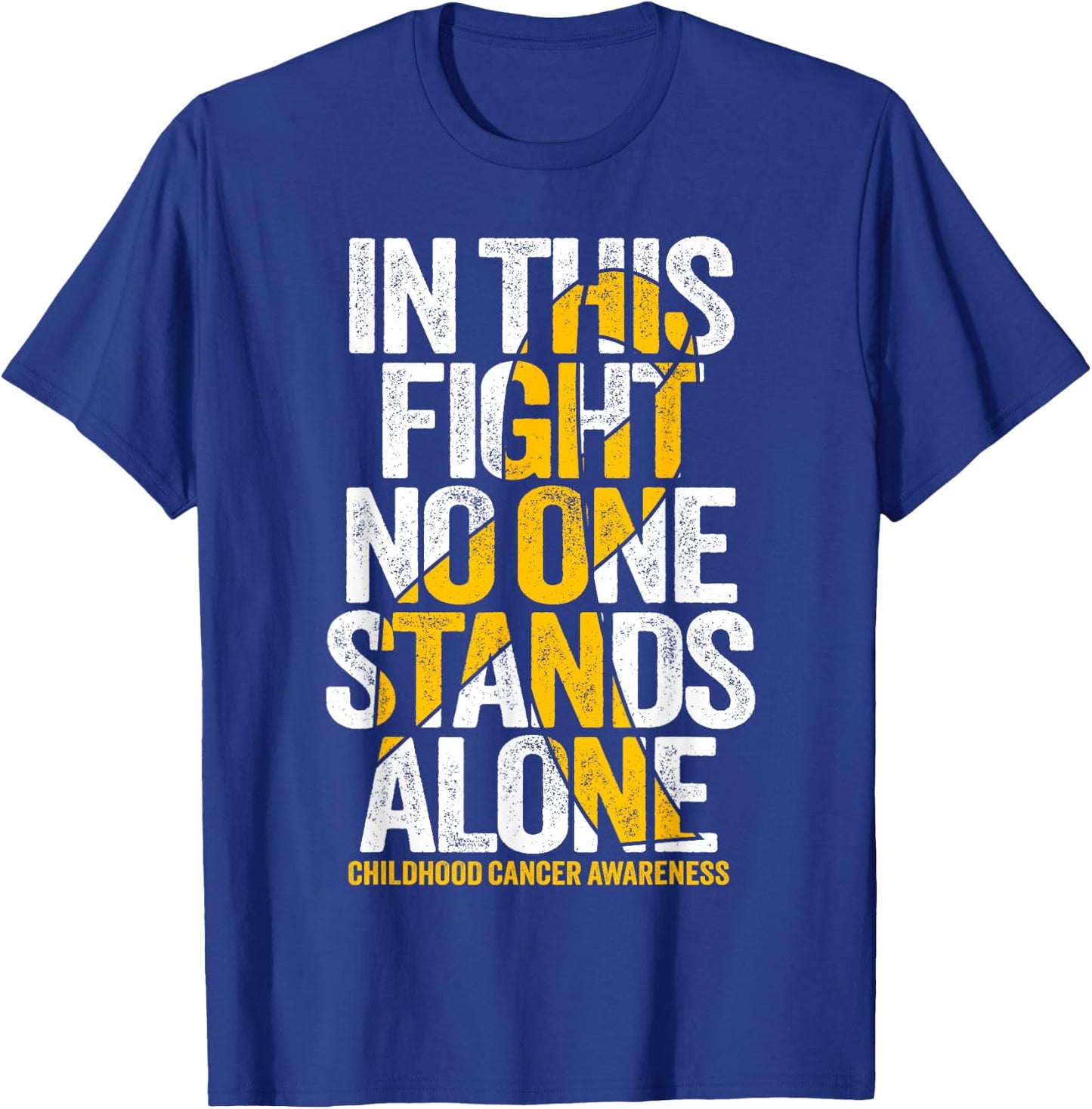 Childhood Cancer Support Squad Childhood Cancer Awareness T-Shirt - T-Shirt | Royal