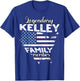 Surname Kelley US Flag Kelley Last Name Kelley T-Shirt - T-Shirt | Royal