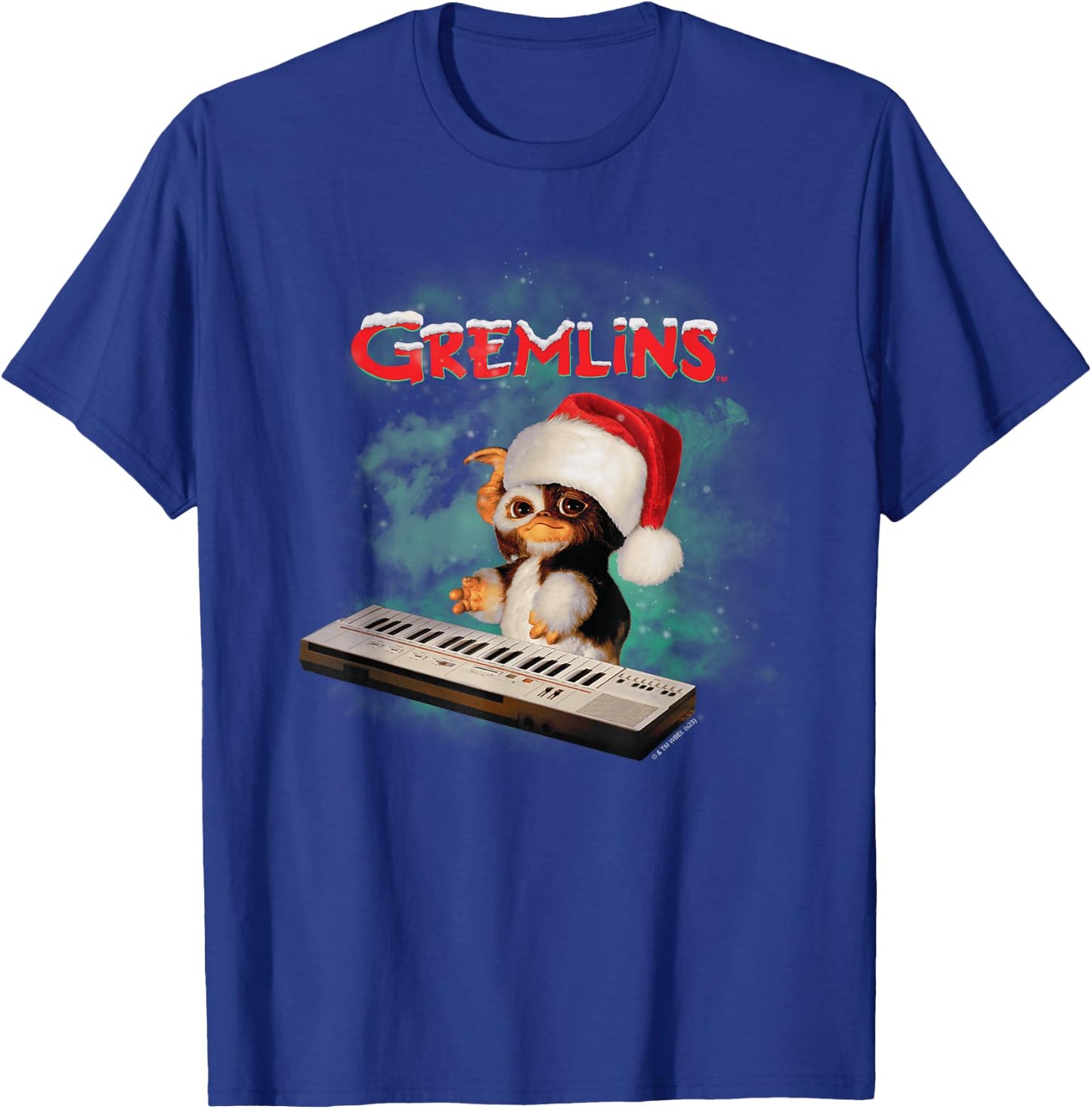 Gremlins - Gizmo Holiday Keyboard T-Shirt - T-Shirt | Royal