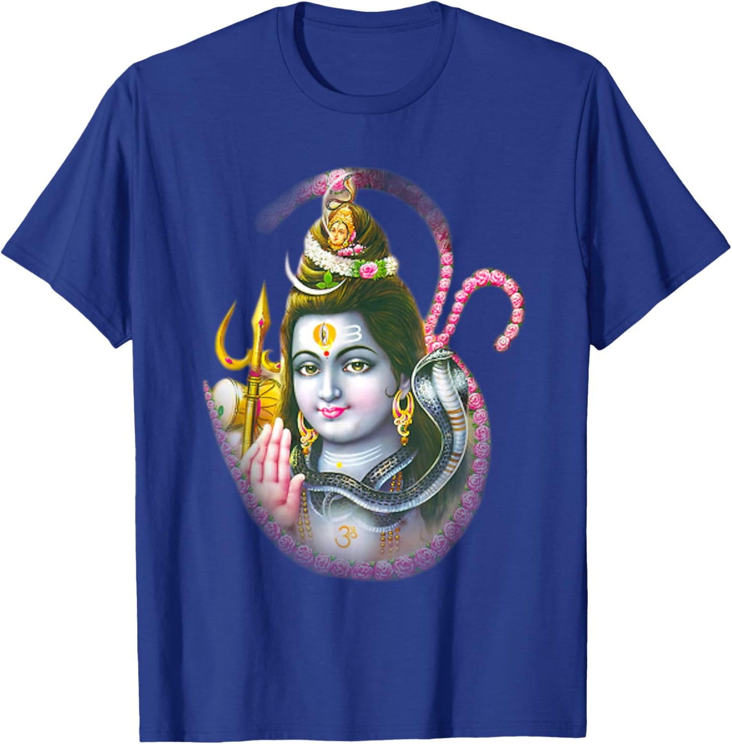 Yoga Shirts Spiritual Hindu God Krishna Meditation T-Shirt - T-Shirt | Royal
