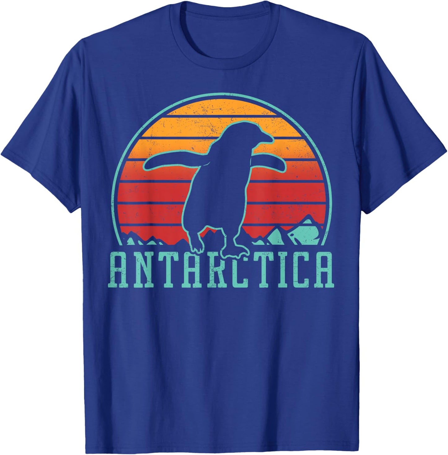 Antarctica Continent - Penguin - Penguins South Pole T-Shirt - T-Shirt | Royal
