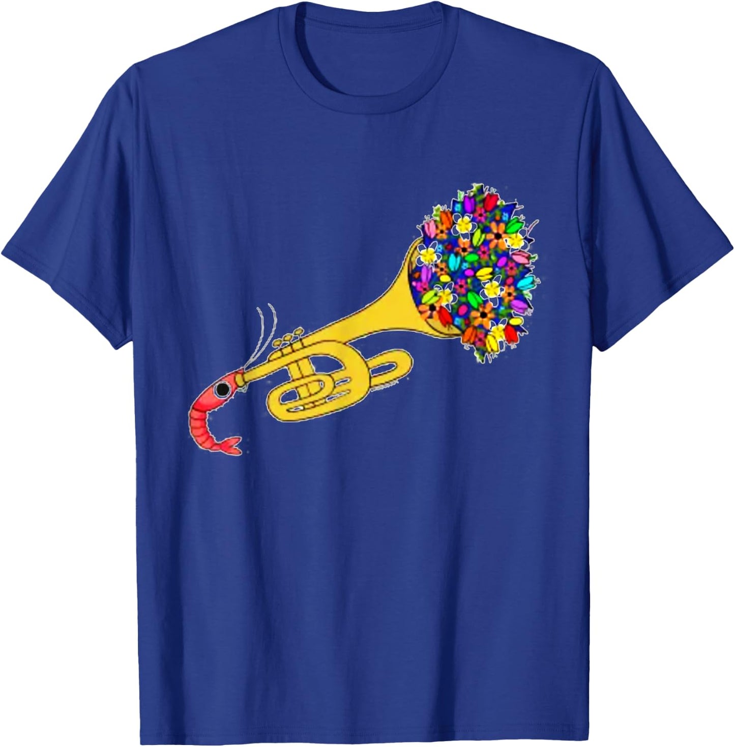 Trumpet Shrimp T-Shirt - T-Shirt | Royal