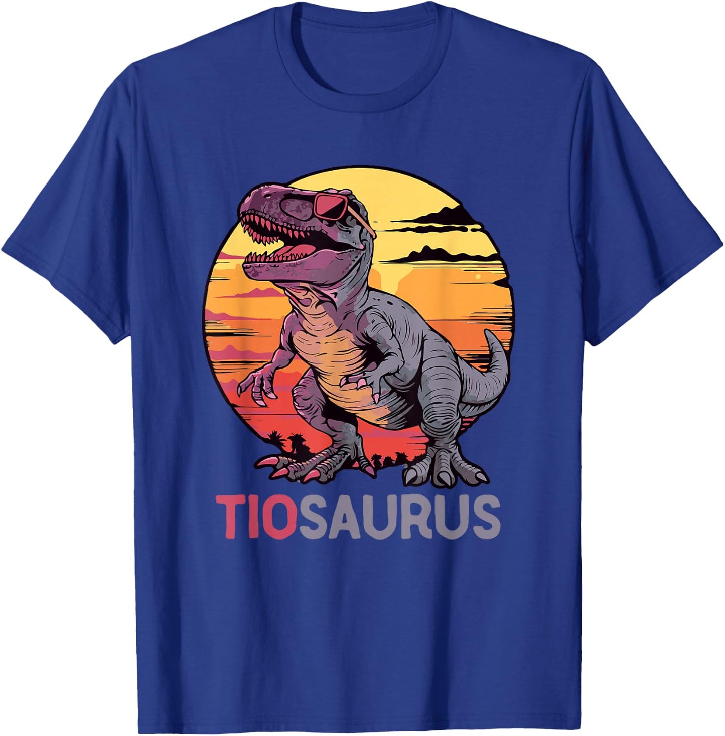 TioSaurus Dino Dinosaur Tio-Saurus T-Rex Funny Trex T-Shirt - T-Shirt | Royal