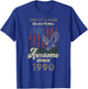 1990 American Flag Eagle 36th Birthday Patriotic T-Shirt - T-Shirt | Royal