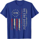 We The People 4th of July American 1976 Vintage USA Flag T-Shirt - T-Shirt | Royal