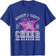 Sorry I Can't It's Cheer Season Cheerleader Checker Cheer T-Shirt - T-Shirt | Royal