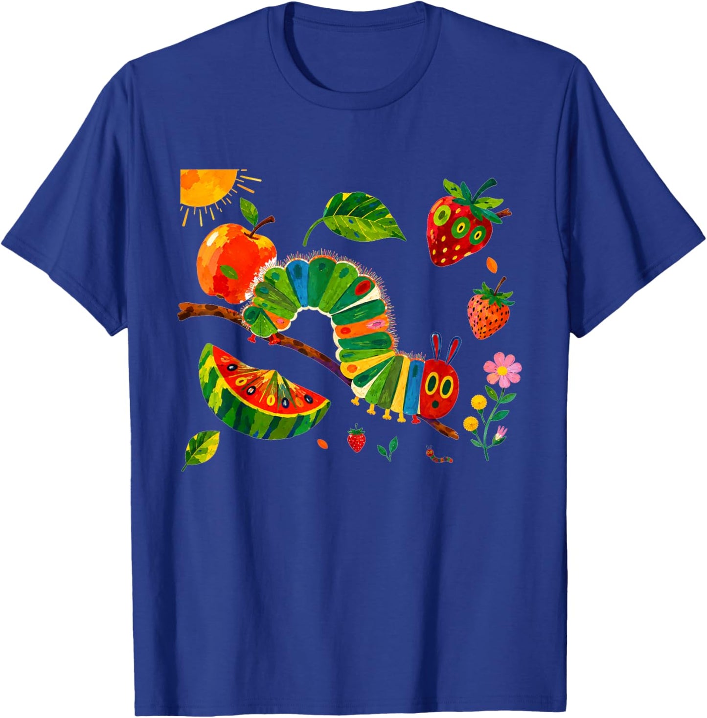 Flower Cute Caterpillar Costume Garden Floral Bug Lover Kid T-Shirt - T-Shirt | Royal