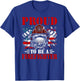 Proud To Be A Firefighter Fireman Firefighting T-Shirt - T-Shirt | Royal