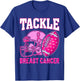 Tackle Breast Cancer Awareness American Football Women Kids T-Shirt - T-Shirt | Royal