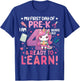My First Day Of Pre-K I'm 4 Years Old And Ready To Learn Kid T-Shirt - T-Shirt | Royal