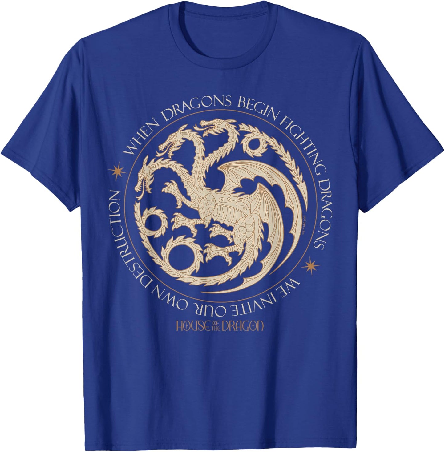 House Of The Dragon - When Dragons Begin Fighting T-Shirt - T-Shirt | Royal