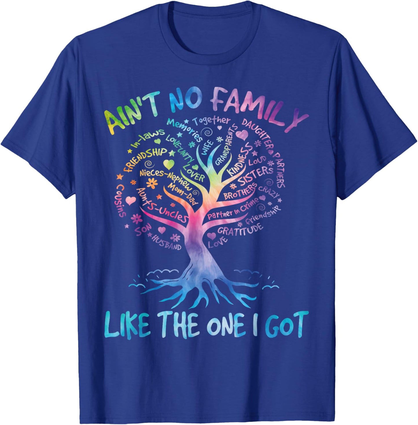 Family Reunion Party 2024 Shirt Family Matching Tie Dye T-Shirt - T-Shirt | Royal
