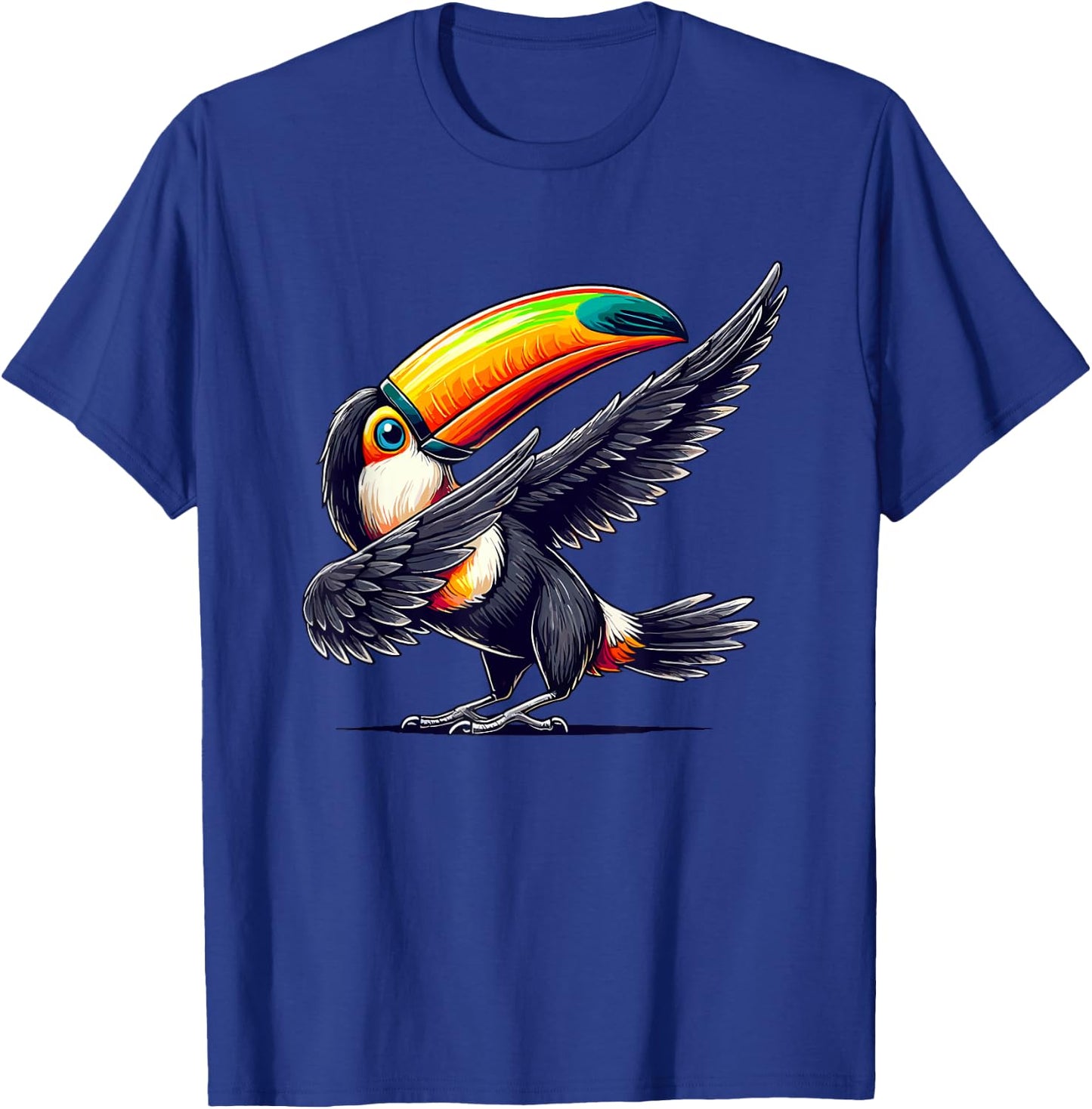 Toucan Dabbing | Tropical Bird, For Kids & Cute Toucan T-Shirt - T-Shirt | Royal