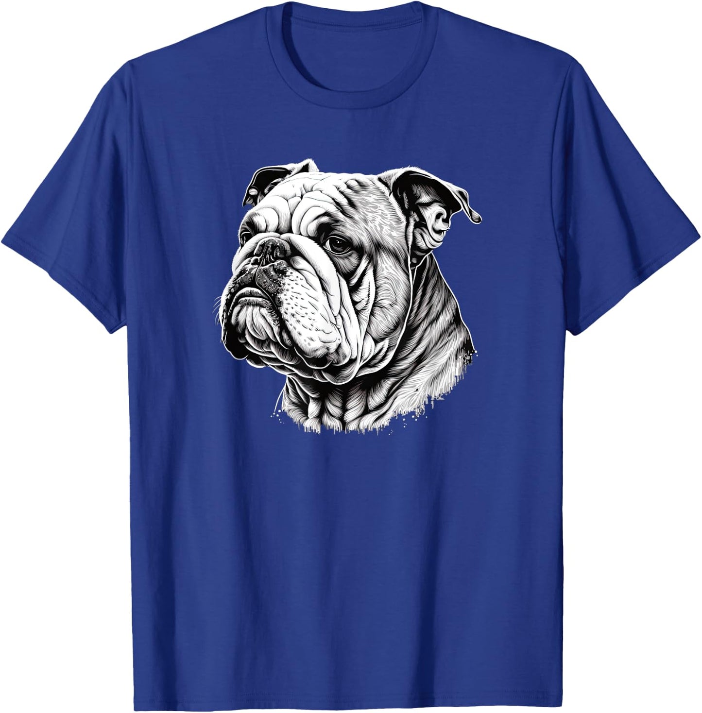 Funny Bulldog Dog T-Shirt - T-Shirt | Royal