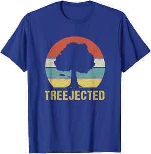 Disc Golf Treejected Design for a Disc-Golf Player T-Shirt - T-Shirt | Royal