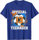 Official Teenager 13th Birthday 13 Years Old Soccer Ball T-Shirt - T-Shirt | Royal