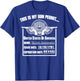 This Is My Gun Permit United States (on back) T-Shirt - T-Shirt | Royal