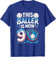 This Baller Is Now 9 Ice Cream Drip Kids Game Baseball Drip T-Shirt - T-Shirt | Royal