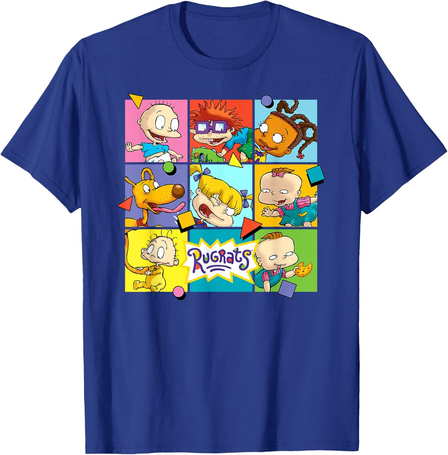 Rugrats - Character Squares T-Shirt - T-Shirt | Royal