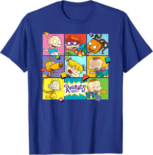 Rugrats - Character Squares T-Shirt - T-Shirt | Royal