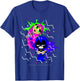 Kids DC Comics Teen Titans Go! Raven & Starfire Paint Splatter T-Shirt - T-Shirt | Royal