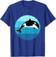 Orca Whale Whale Ocean Animal Retro Cetacean Lover T-Shirt - T-Shirt | Royal