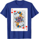 Jack Of Hearts Playing Cards Shirt Easy Halloween Costume T-Shirt - T-Shirt | Royal