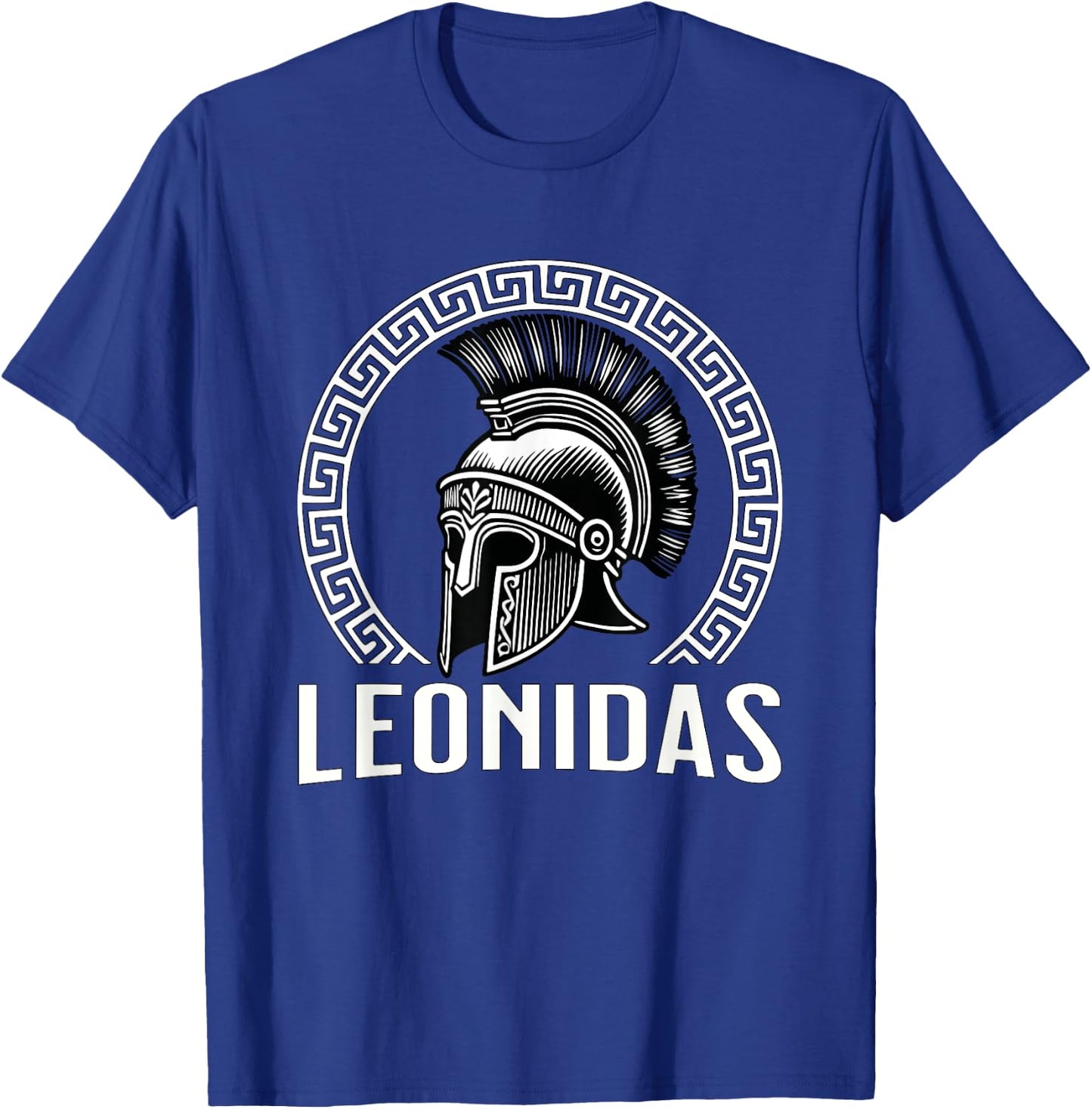 Leonidas King of Sparta Ancient Spartan Helmet T-Shirt - T-Shirt | Royal